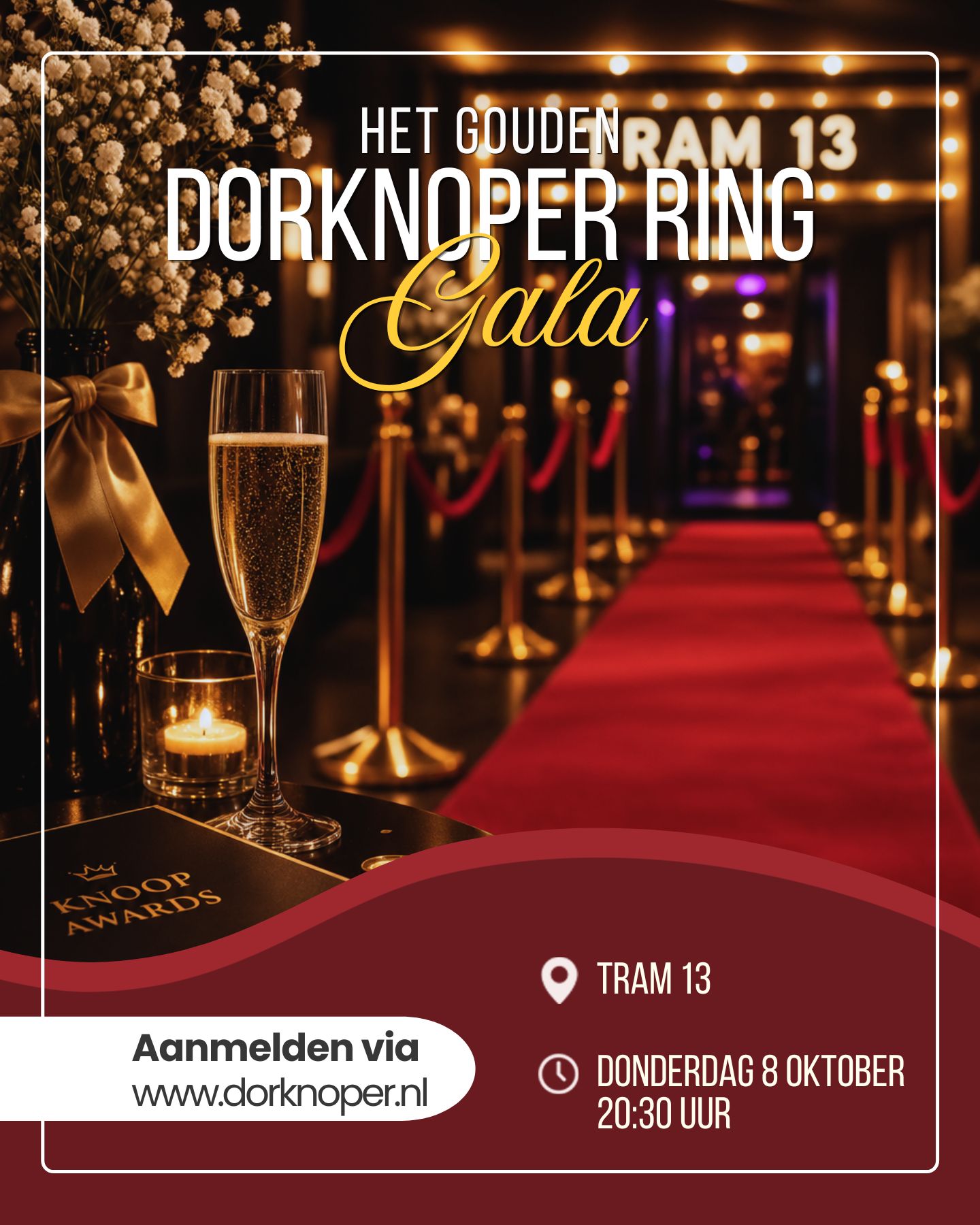 Maandborrel September: Gouden Dorknoper-Ring Gala